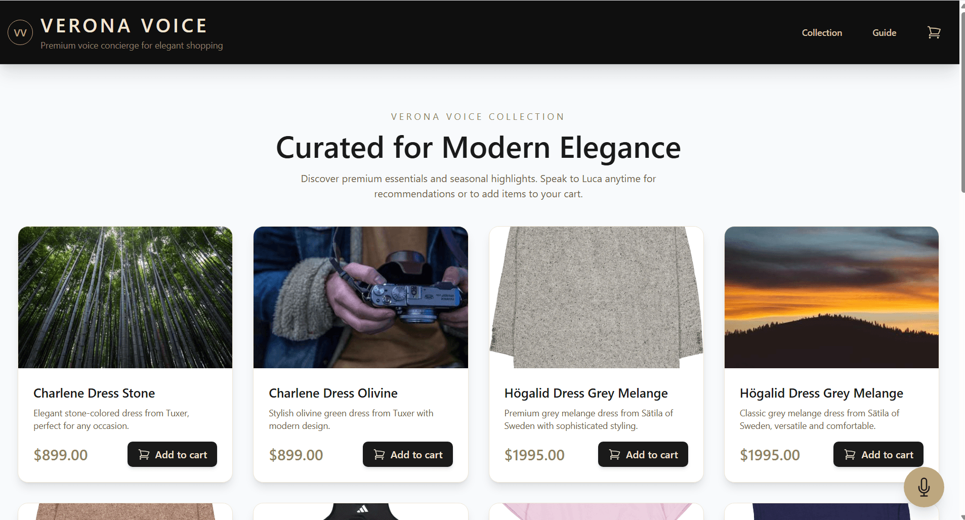 Verona Voice Commerce